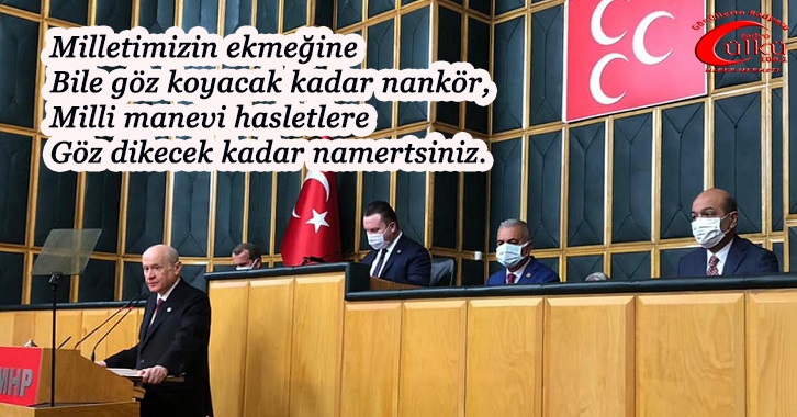-MHP Lideri TBMM Parti Grubunda Önemli Açıklamalar yaptı.