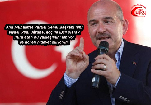– Bakan Soylu, Kılıçdaroğlu’nun iftiralarına Cevap Verdi