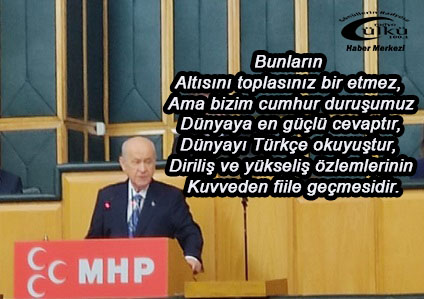 -MHP Lideri Önemli Mesajlar Verdi